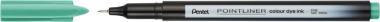 Pentel tűfilc SZÍNES Pointliner 0,4 mm – tengerzöld